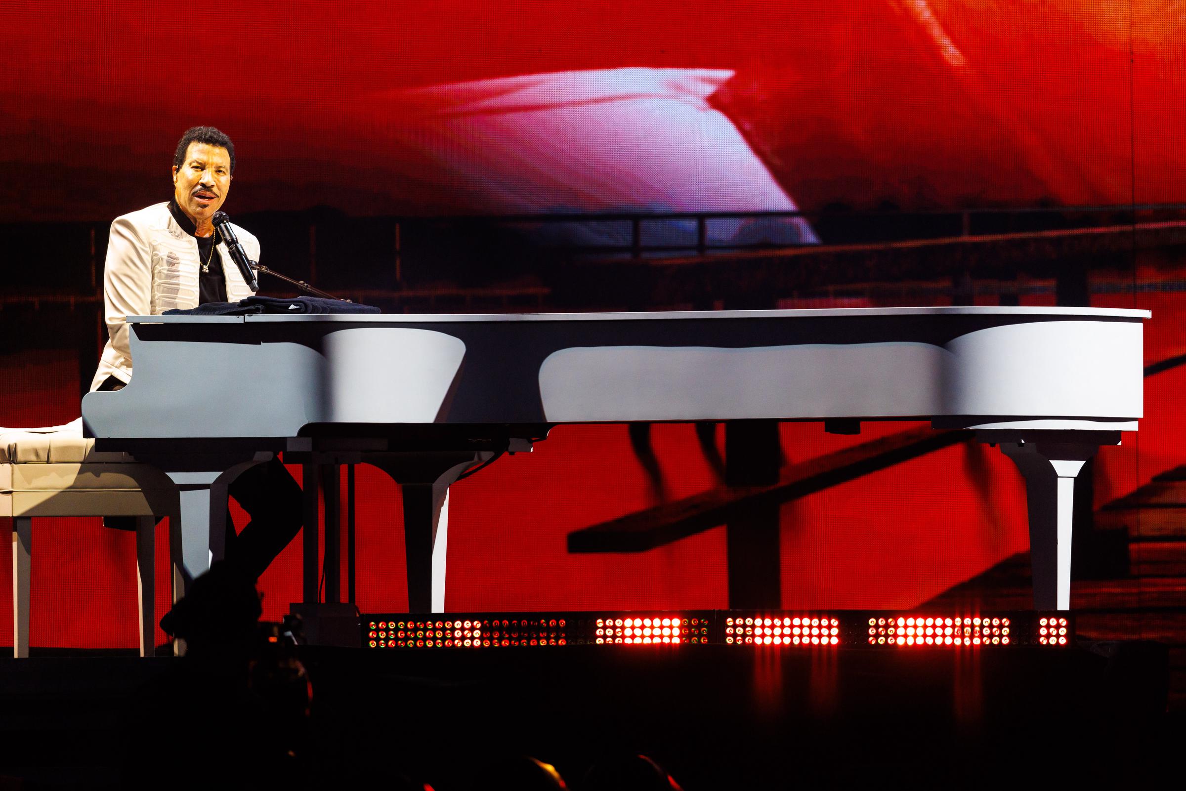 Lionel Richie performs onstage during a concert at Olympiahalle on July 9, 2025 in Munich, Germany | Source: Getty Images