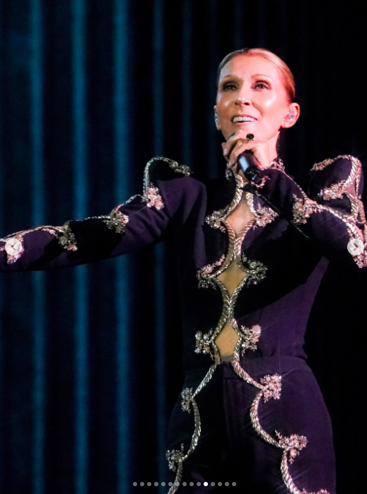 Céline Dion performing on stage at Plenitude Arena on day one of her Paris residency on September 12, 2026 | Source: instagram/celinedion