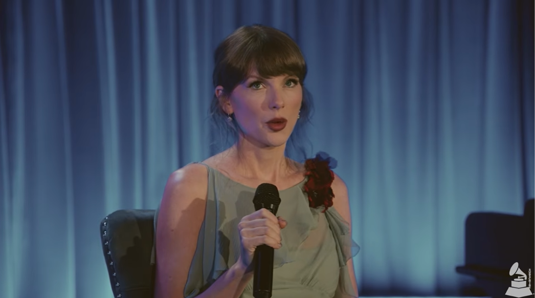 Taylor Swift during "The Icon Sessions" on August 25, 2026. | Source: YouTube/GRAMMYS