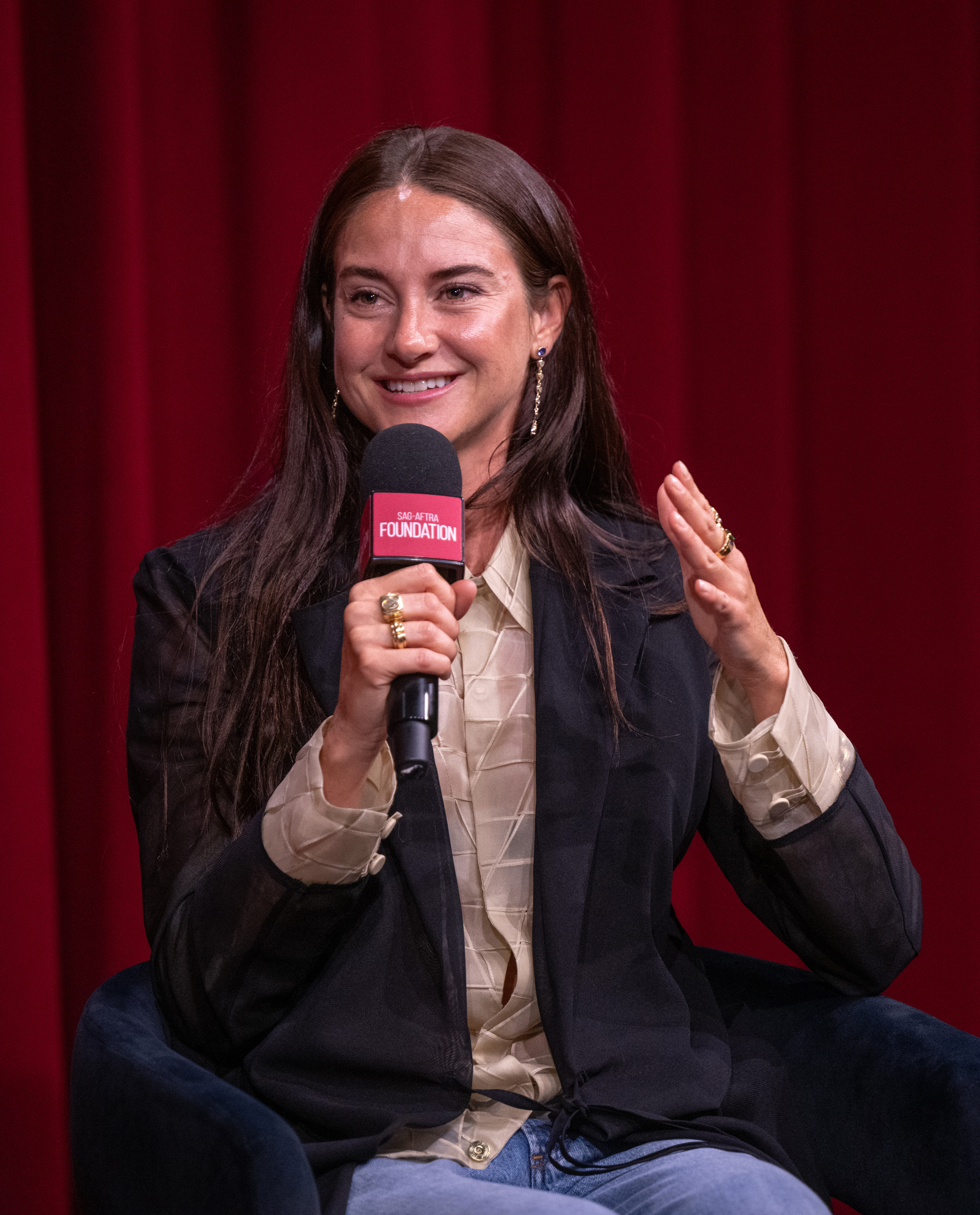 Shailene Woodley attends the "SAG-AFTRA Foundation Conversations: Shailene Woodley Career Retrospective" event at The Meryl Streep Center for Performing Artists on August 11, 2026 in Los Angeles, California | Source: Getty Images