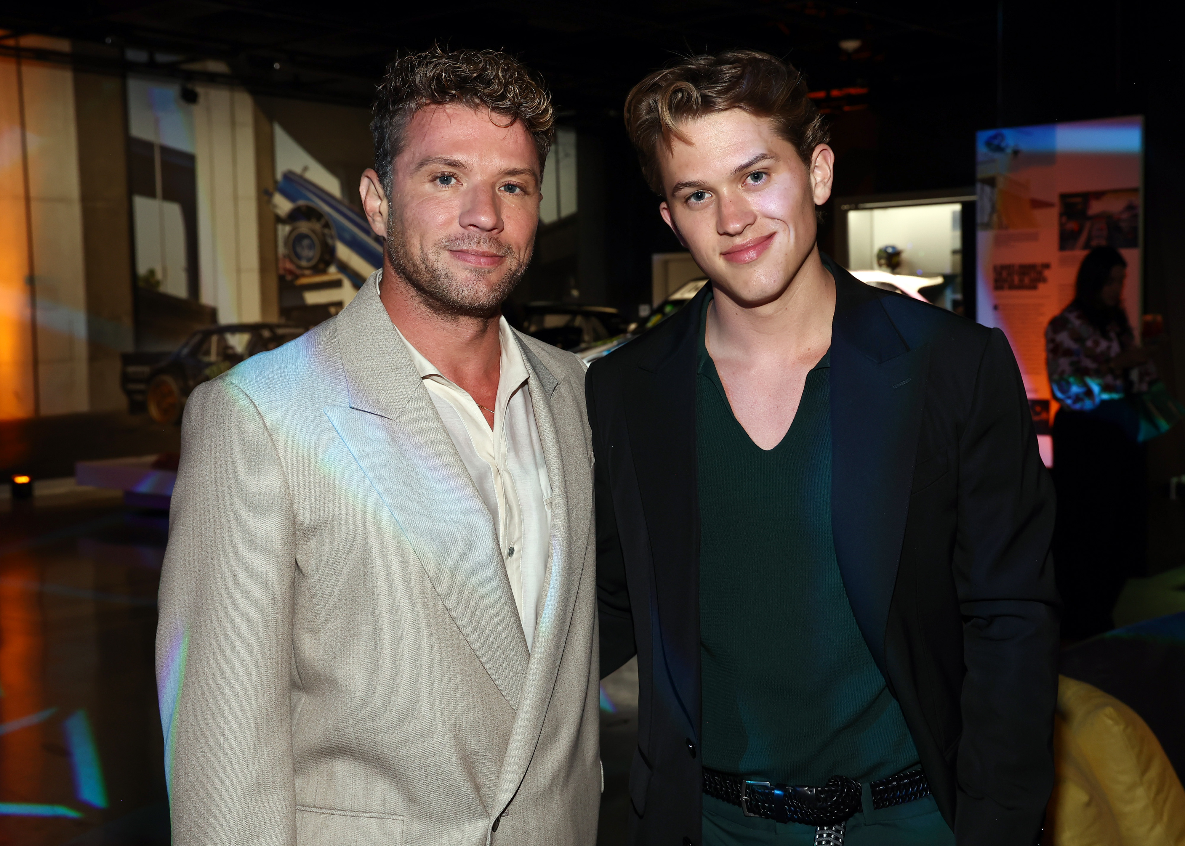 Ryan Phillippe and Deacon Phillippe attending Prime Video's "Motorheads" screening on May 13, 2025 in Los Angeles | Source: Getty Images
