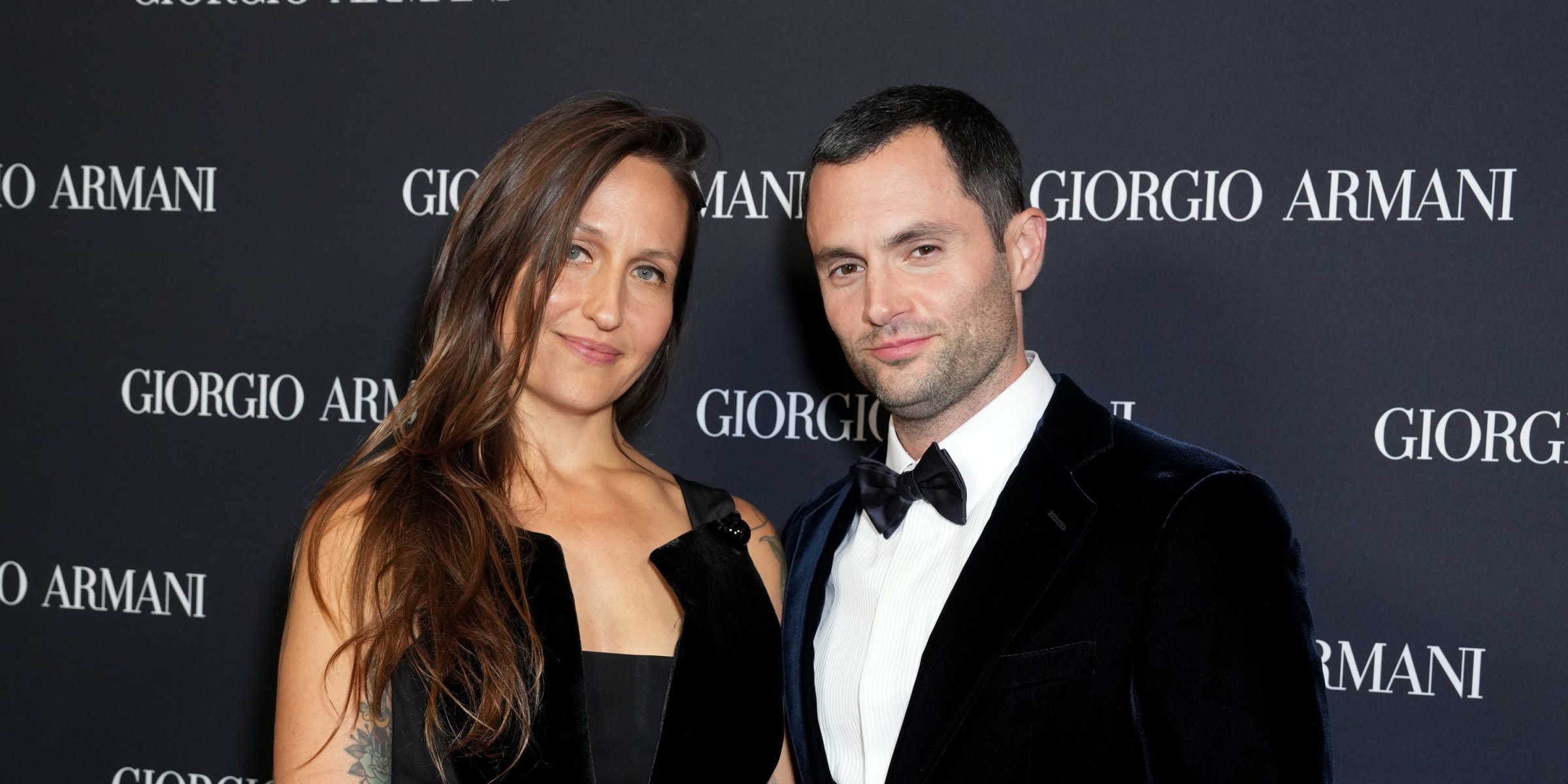 Domino Kirke and Penn Badgley | Source: Getty Images