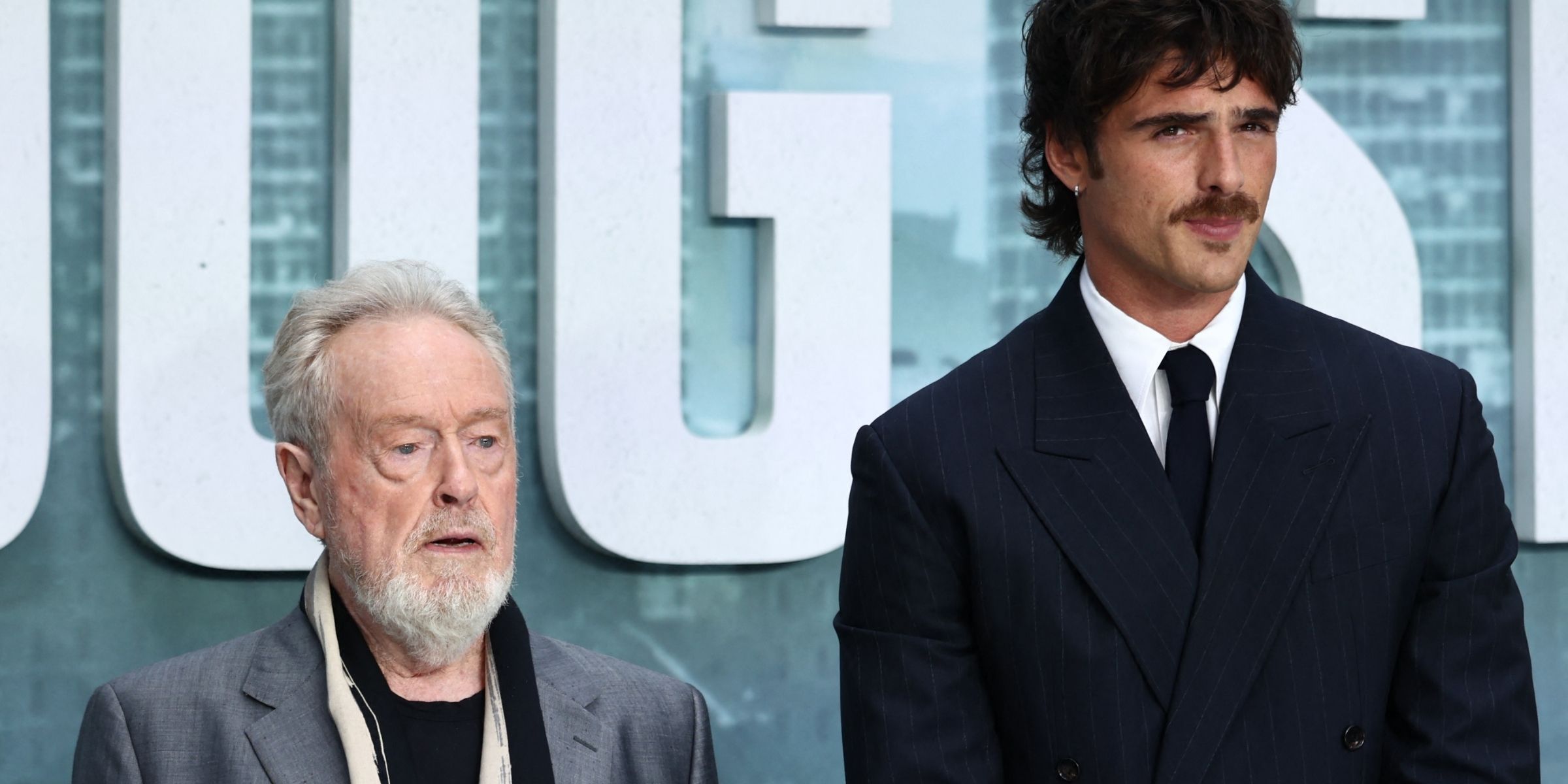 Ridley Scott and Jacob Elordi | Source: Getty Images