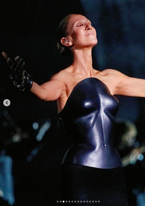 Céline Dion during day one of her Paris residency on September 12, 2026 | Source: instagram/celinedion