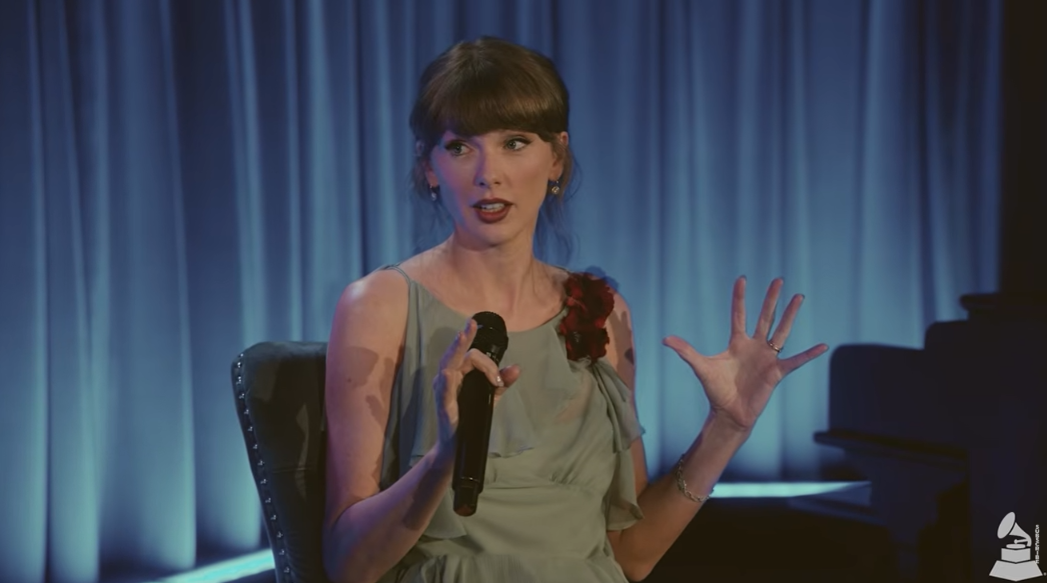 Taylor Swift during "The Icon Sessions" on August 25, 2026. | Source: YouTube/GRAMMYS
